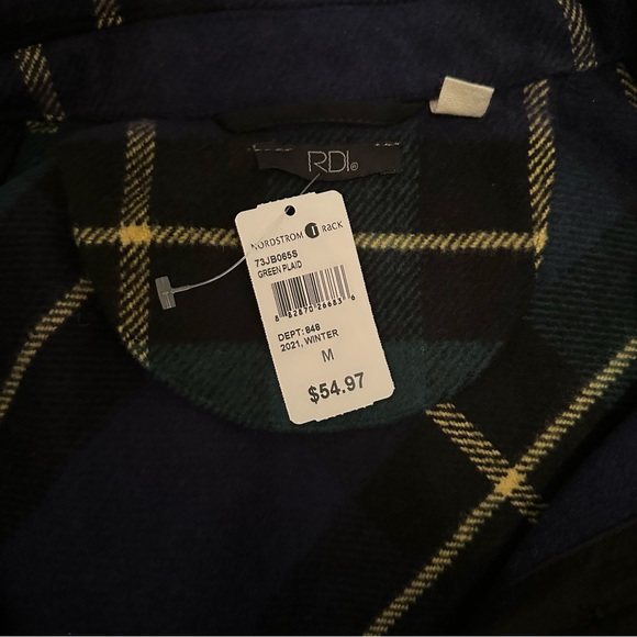 🌟Host Pick🌟 NWT RDI Plaid Shirt Jacket - Picture 4 of 4